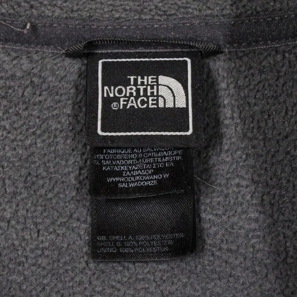 The North Face Khumbu Fleece Jacket Men's XL Red Gray Full Zip